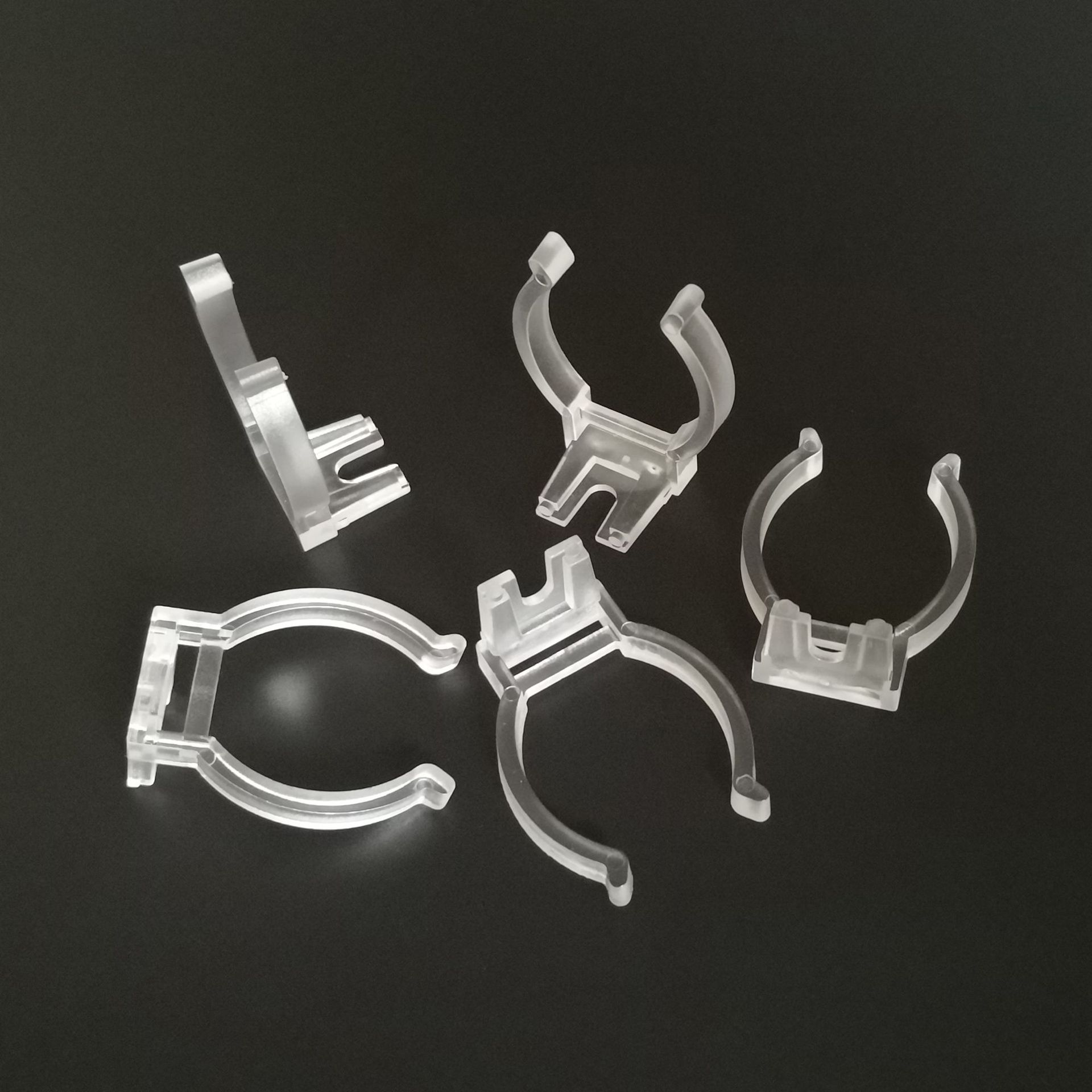 t8灯管u型卡扣 t10灯管塑胶卡扣 t12防水灯管夹 灯具配件厂家直销