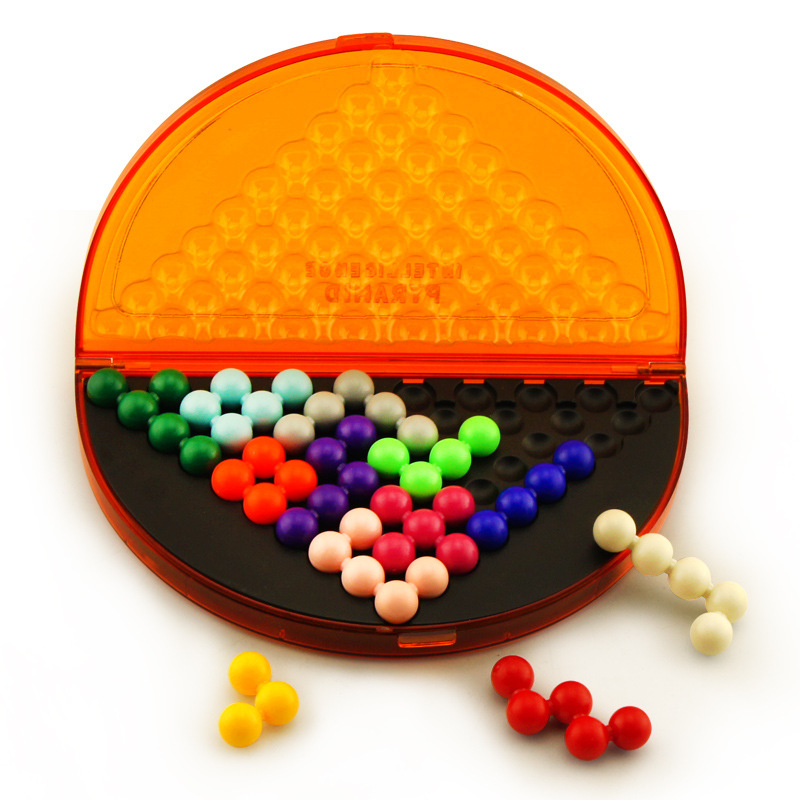 奇积正品智慧珠金字塔益智玩具 儿童玩具 塑料玩具