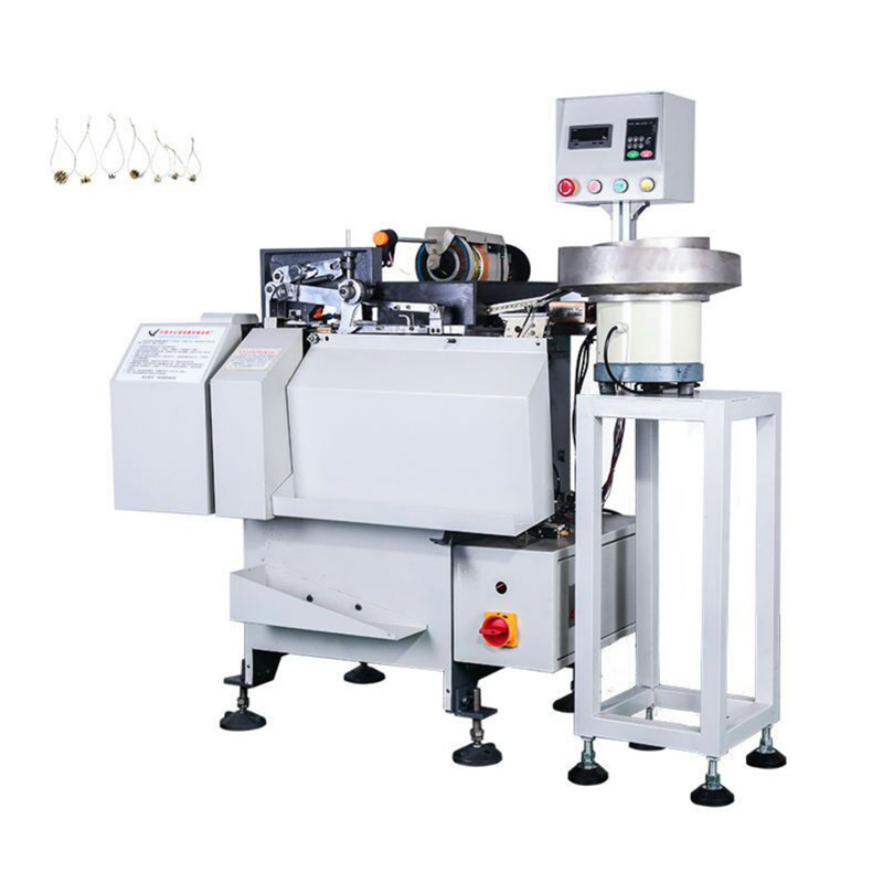 高效率圣诞球穿绳子打结机自动挂绳子电动圣诞帽盖穿线打结