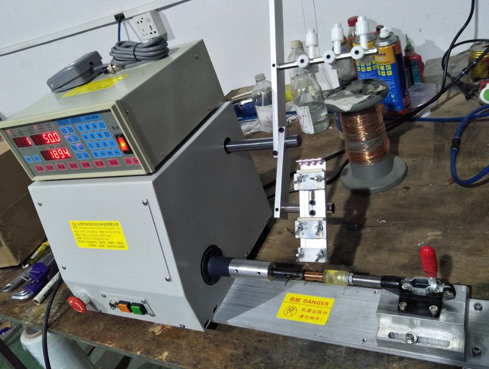 加尾座支撑磁棒线绕线机磁棒绕线机电感绕线机自动排线单轴绕线机