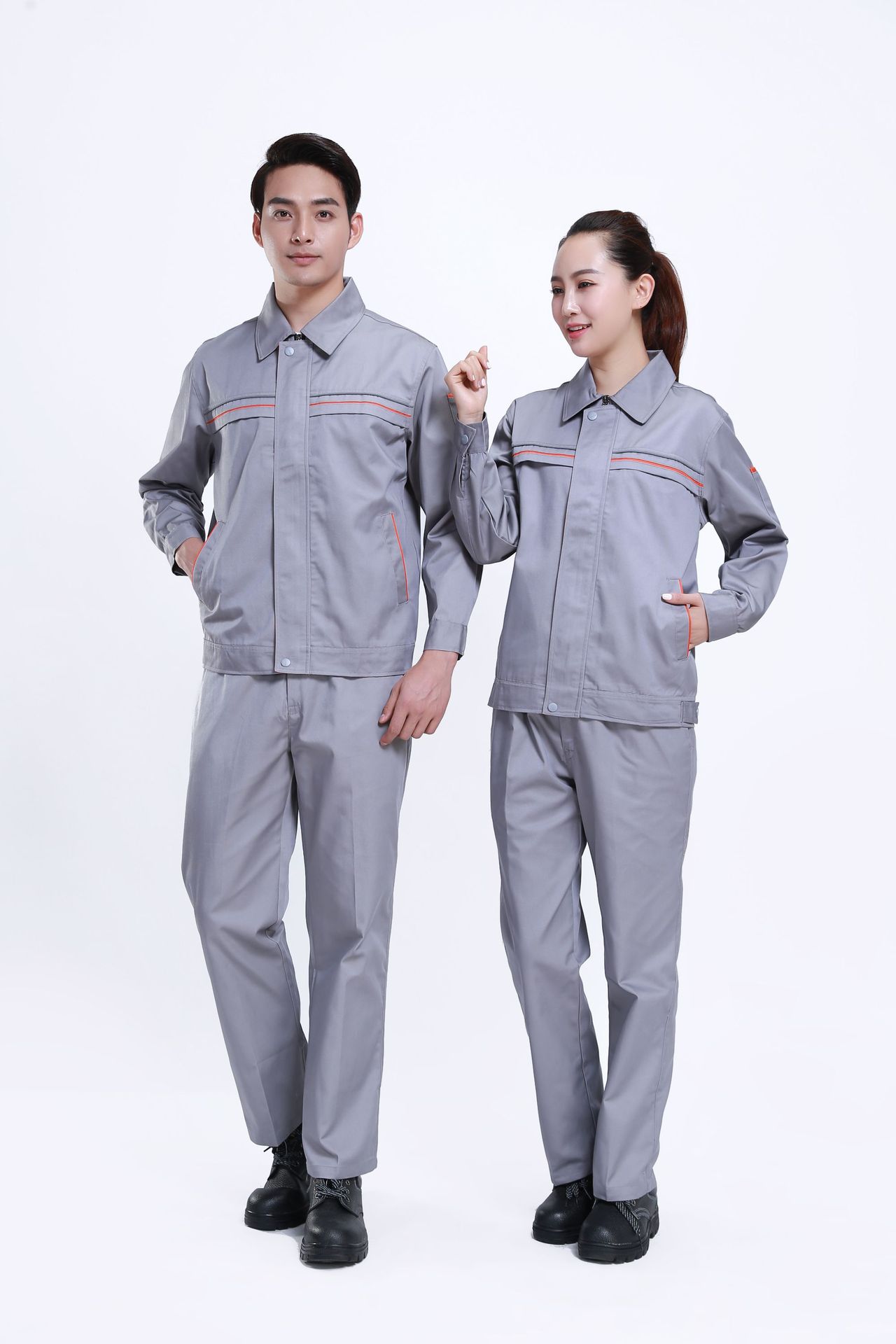 工作服套装男女工地工程汽修厂服电焊工装制服劳保服装定制印logo