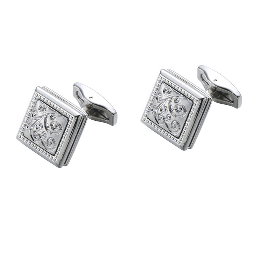 优质经典佛室花纹袖扣 商务袖钉中东法式袖口扣cufflinks 10197