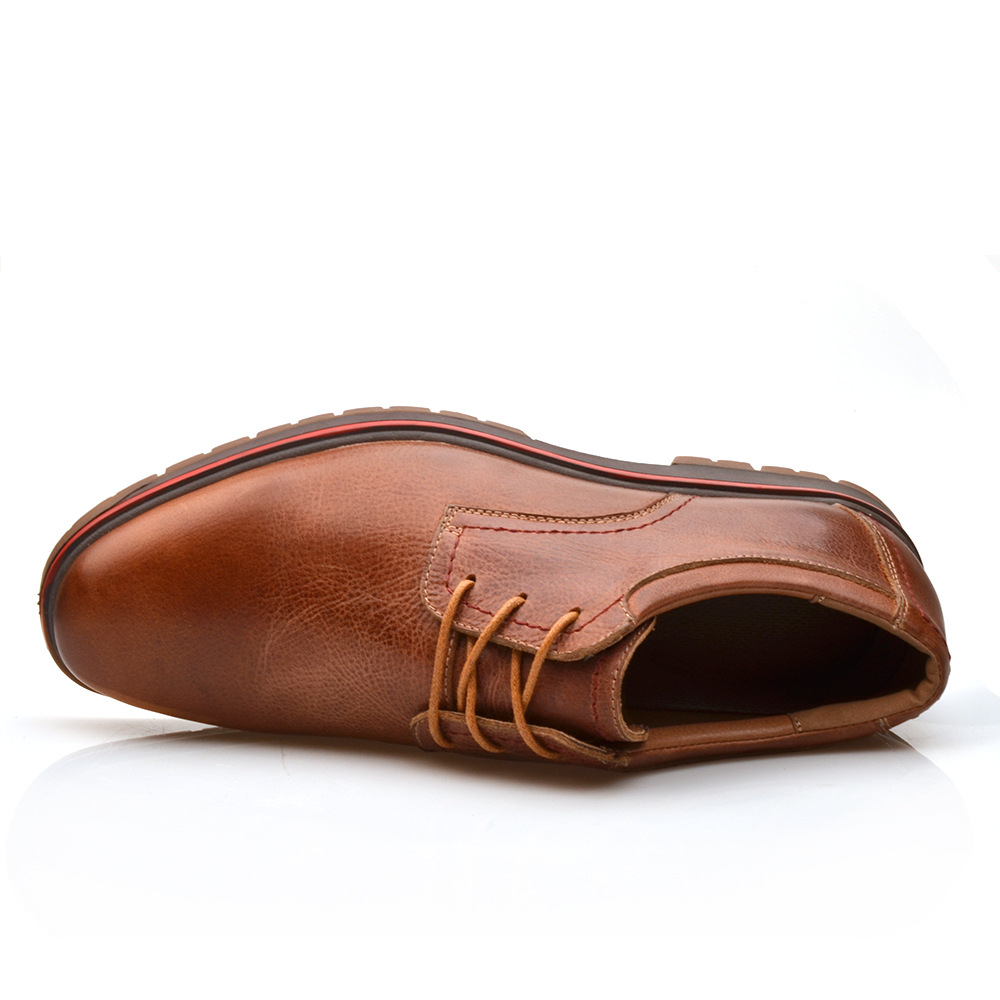 油皮外贸正装男士皮鞋英伦风商务头层牛皮鞋amazon oxford shoe