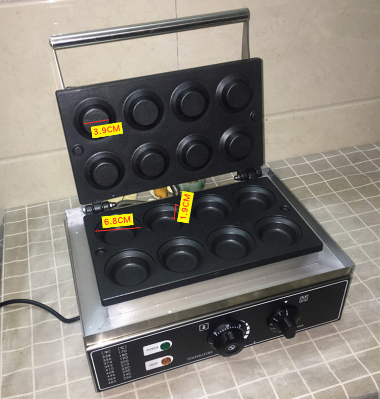 圆形蛋挞皮机商用蛋挞壳机电热长条流心芝士蛋挞成型机塔壳模具糕