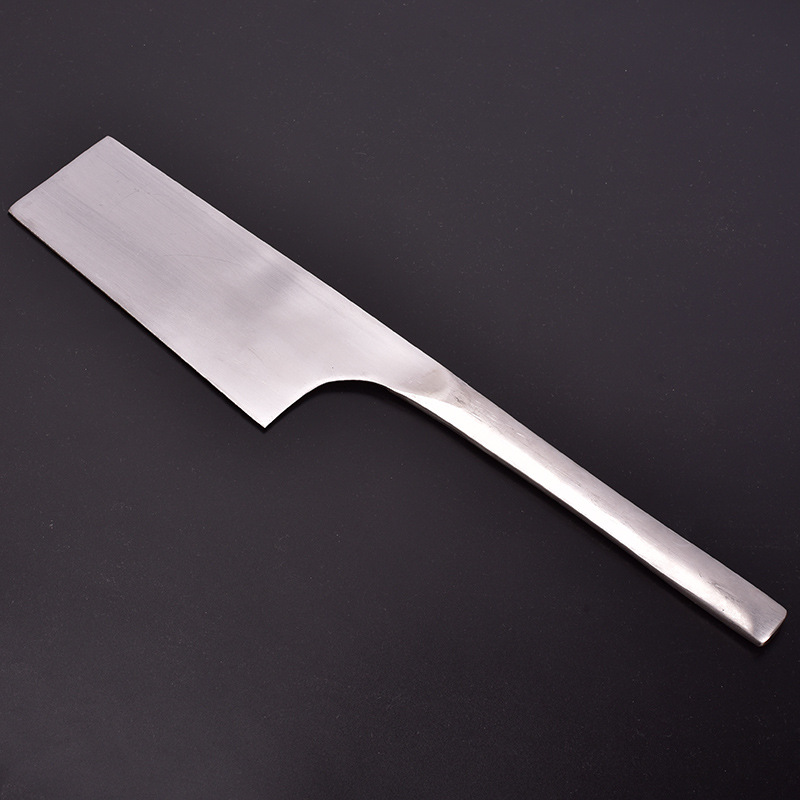立锦加厚不锈钢单面砖刀瓦工砌砖刀墙面建筑工具抹泥砖刀铬钢材质