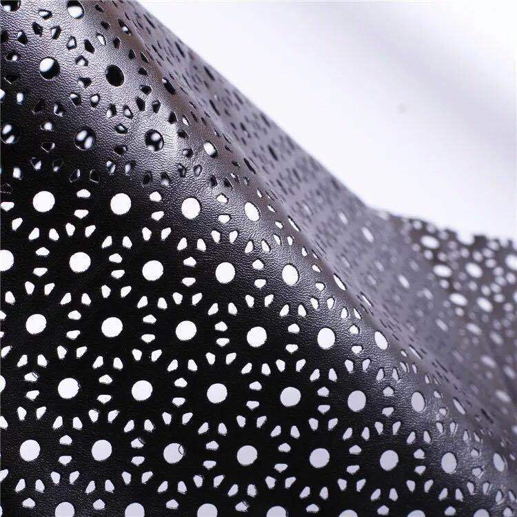 激光冲孔pvc人造革数控切割镂空冲孔 定制图案激光数控压花冲孔