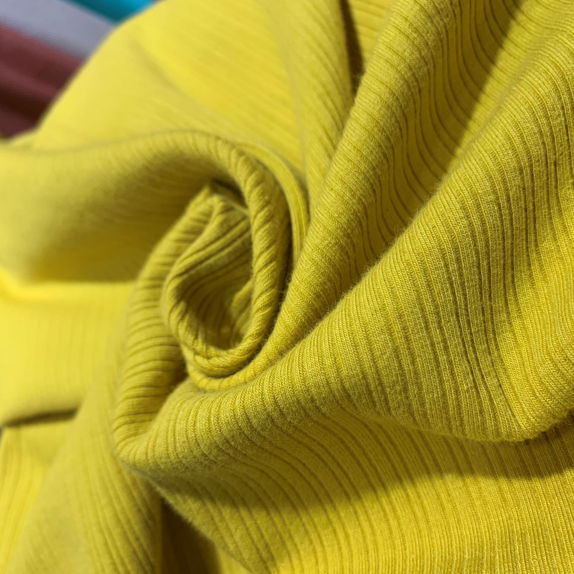 厂家直销纯棉女装童装罗纹坑条弹力打底舒适针织面料布料