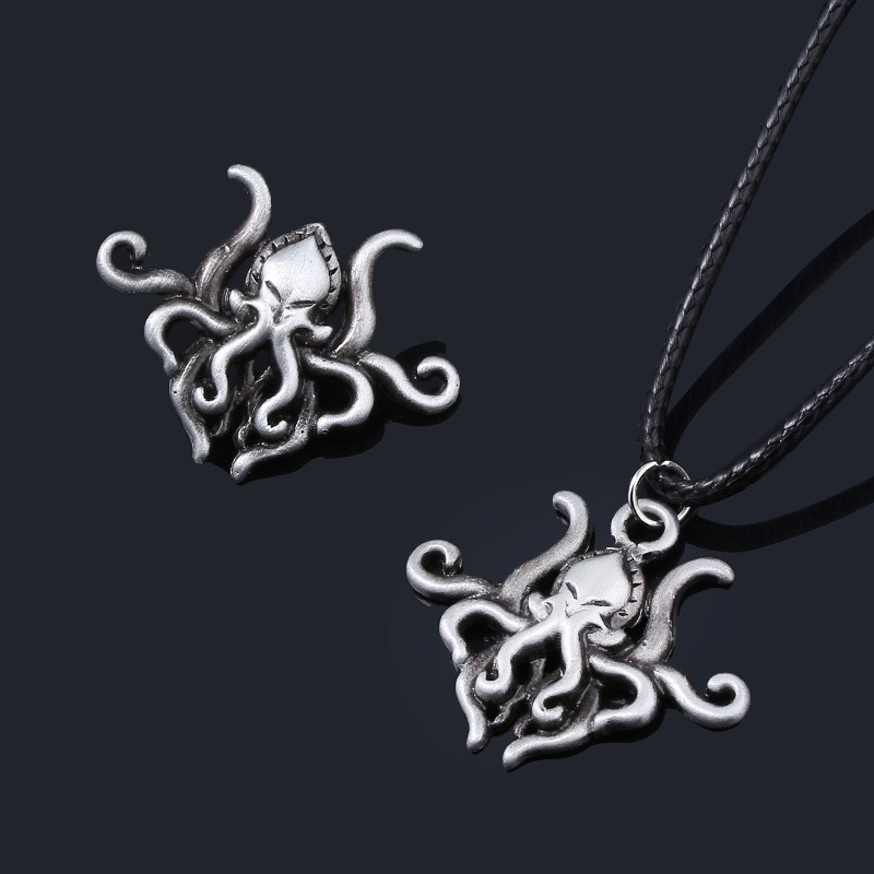 复古克苏鲁神话克总章鱼胸针克苏鲁的呼唤衬衫包包胸针徽章