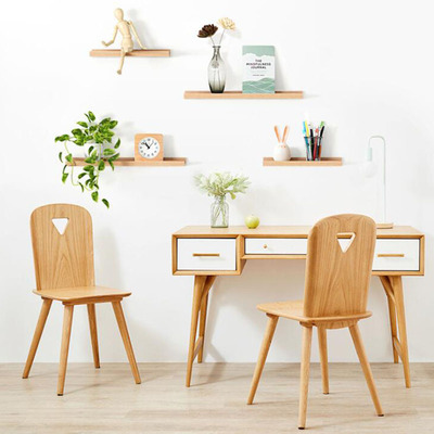 北欧风房间置物架网红卧室墙上布置ins风墙壁吊板装饰娃娃收纳架