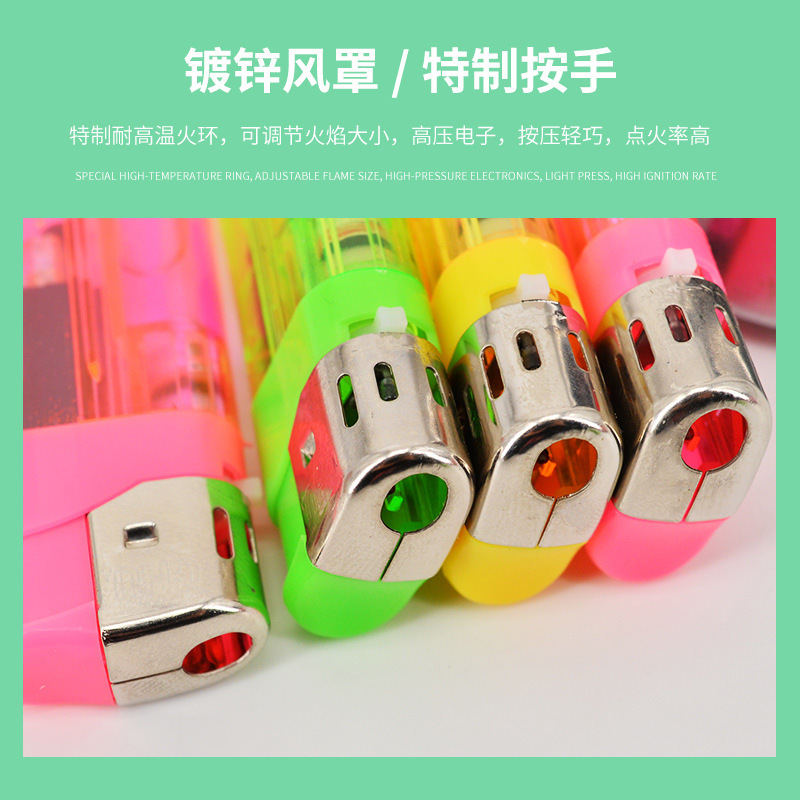 Large Thickened 309 Lighter Disposable Lighter Plastic Electronic Open Flame Lighter