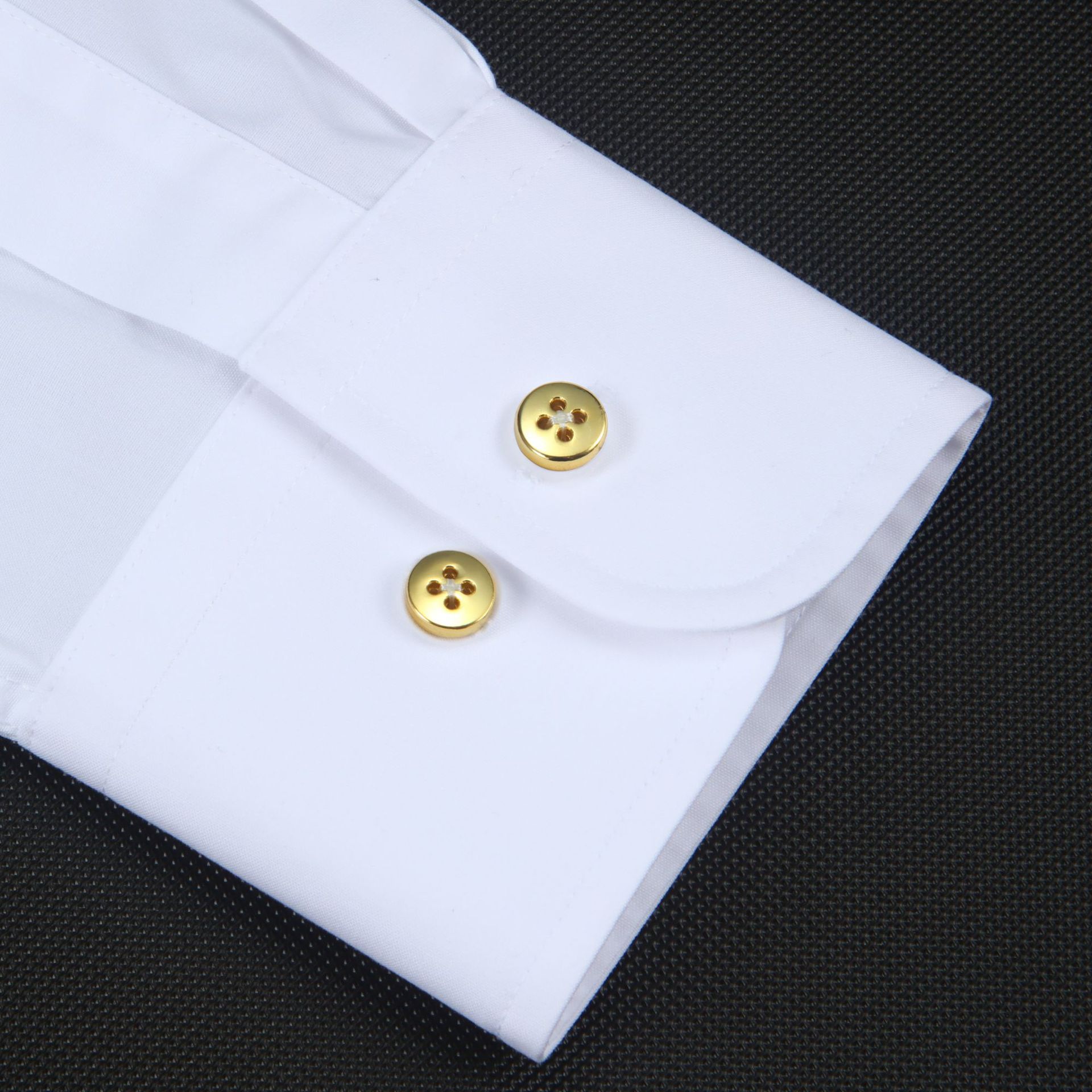 金属金色袖扣 男女长袖衬衫袖扣钉 高档袖口纽扣 袖口钉 袖口扣子