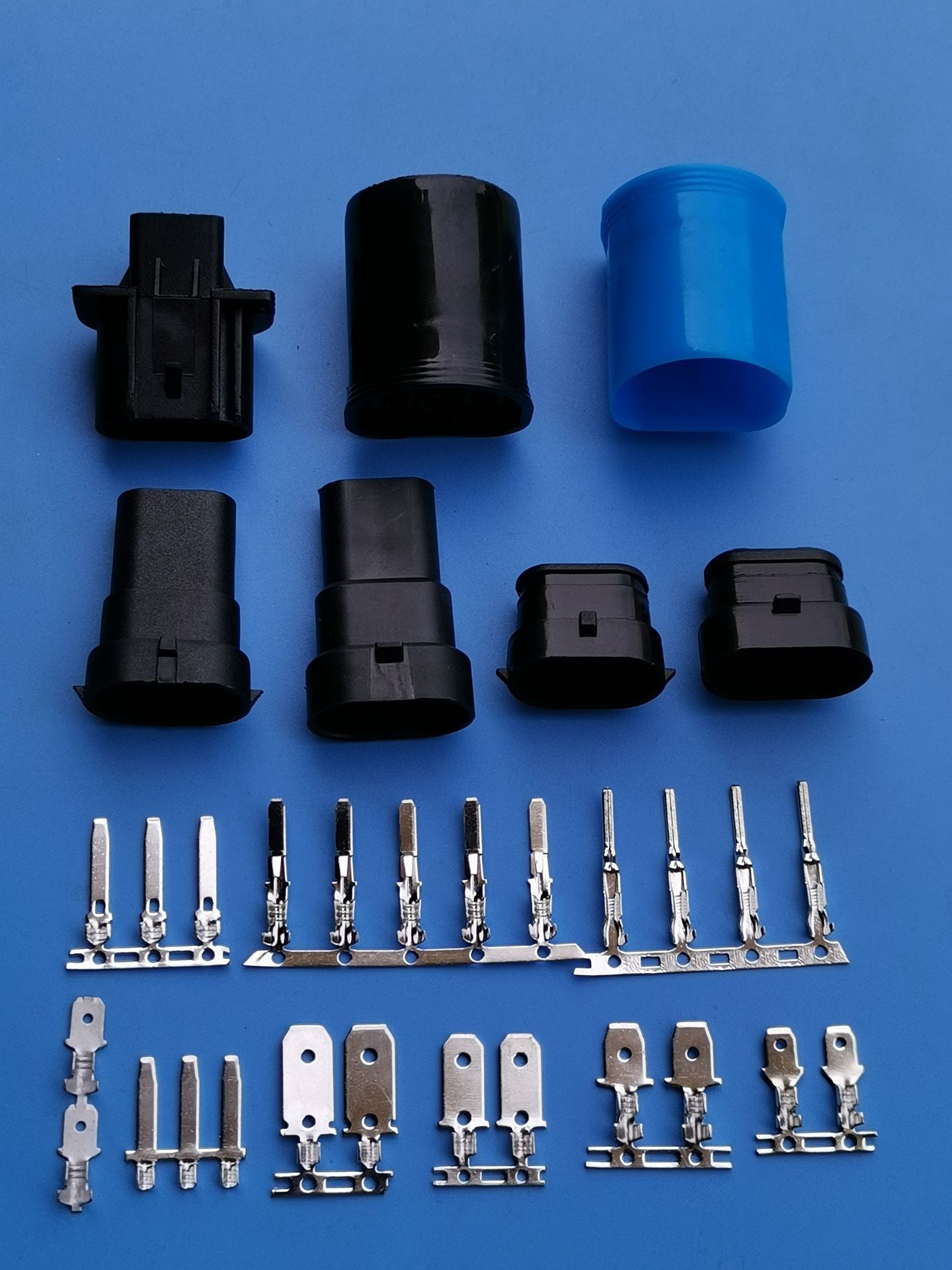 赣源汽车线束 h1/h3/h4/h7/h8/9005/h11汽车led大灯线束接线端子