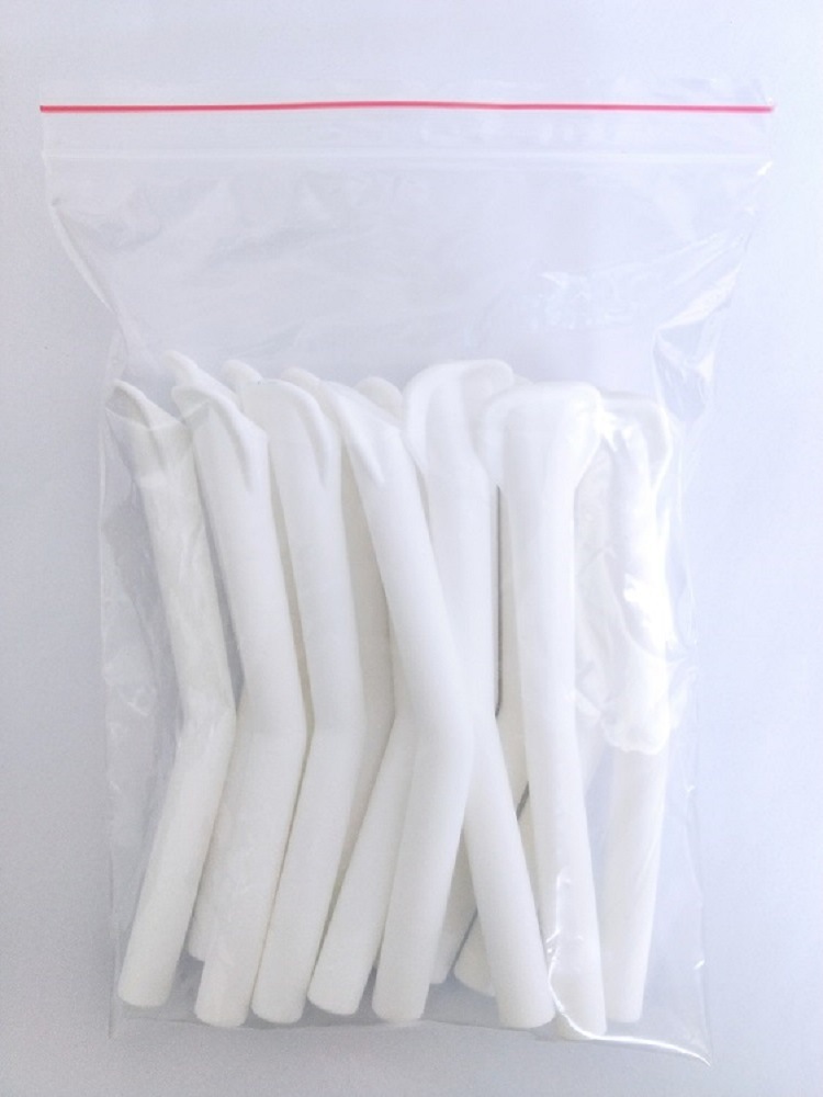 牙科材料鸭嘴形 强吸嘴 牙科强吸管 吸唾器 吸唾管