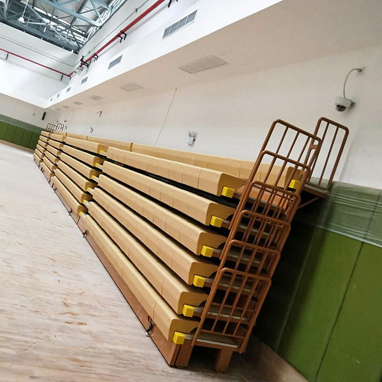 现货批发 电动伸缩看台座椅 水泥台阶座椅 移动伸缩看台座椅 定制