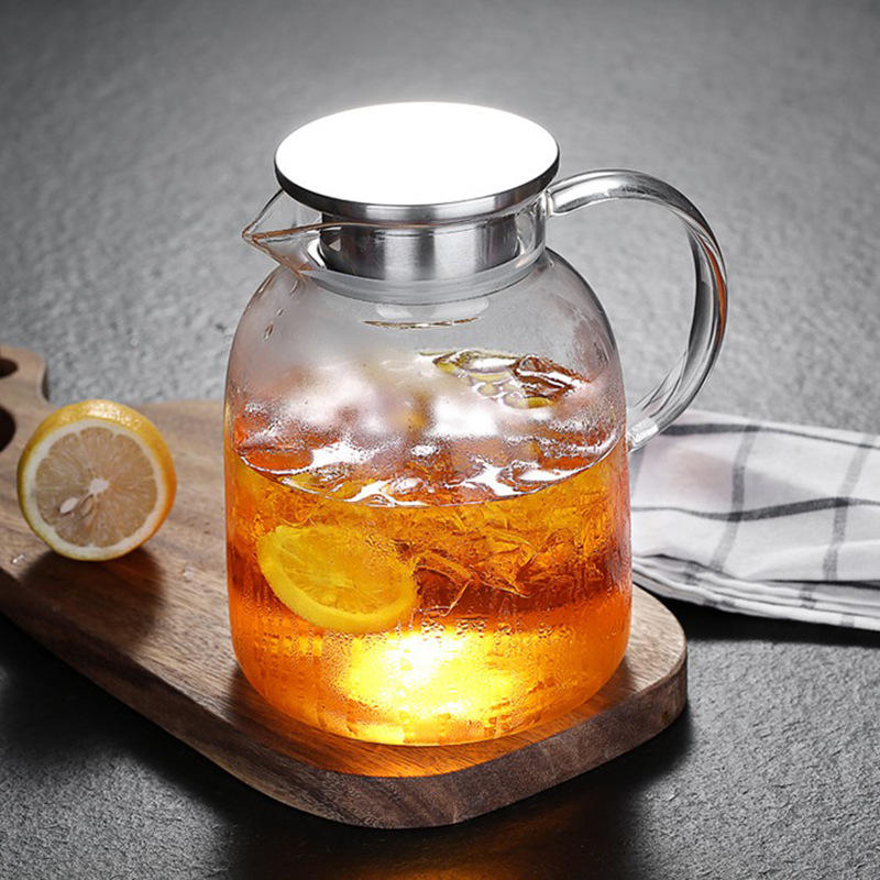 冷水壶开水杯夏季凉茶壶容量功夫玻璃套杯泡茶-报价-阿里巴巴