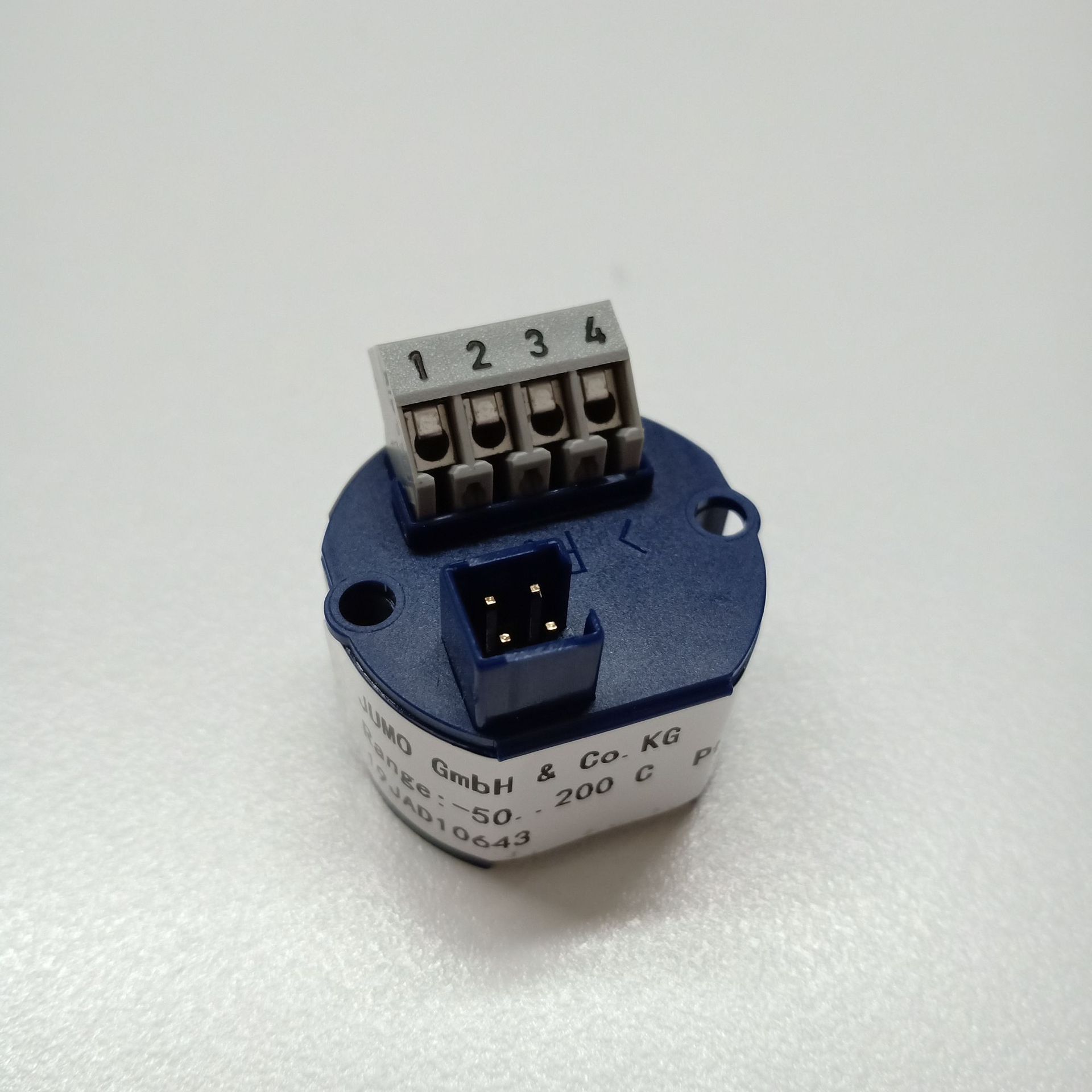 德国jumo707030系列模拟二线制温度变送器输入pt100输出4-20ma