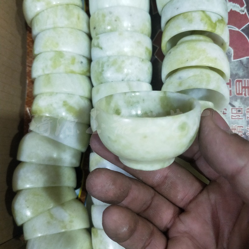 药王石手球蛇纹石玉球手玩件墨绿玉水杯手镯球手把玩直播批发手球