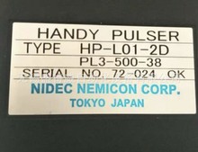 原装  HP-L01-2D-PL3-500-38 内密控NEMICON手持盒式脉冲发生器