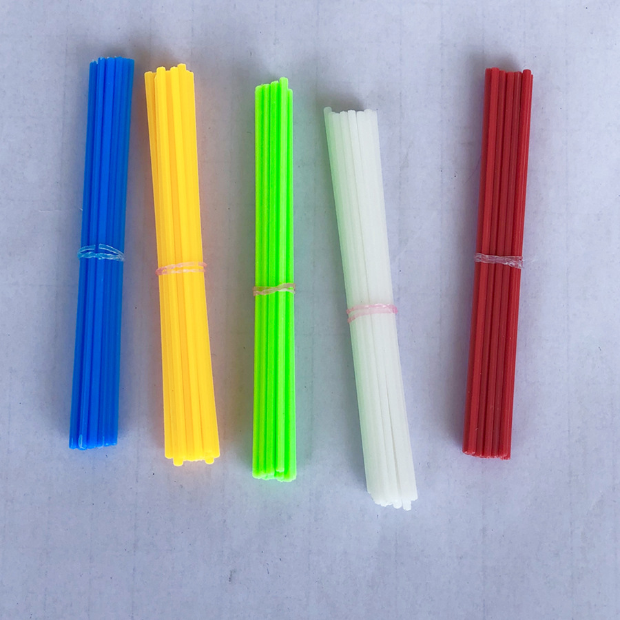 塑料 计数棒 计数棍 小棒 圆形 小学 数学 教学仪器五色袋装