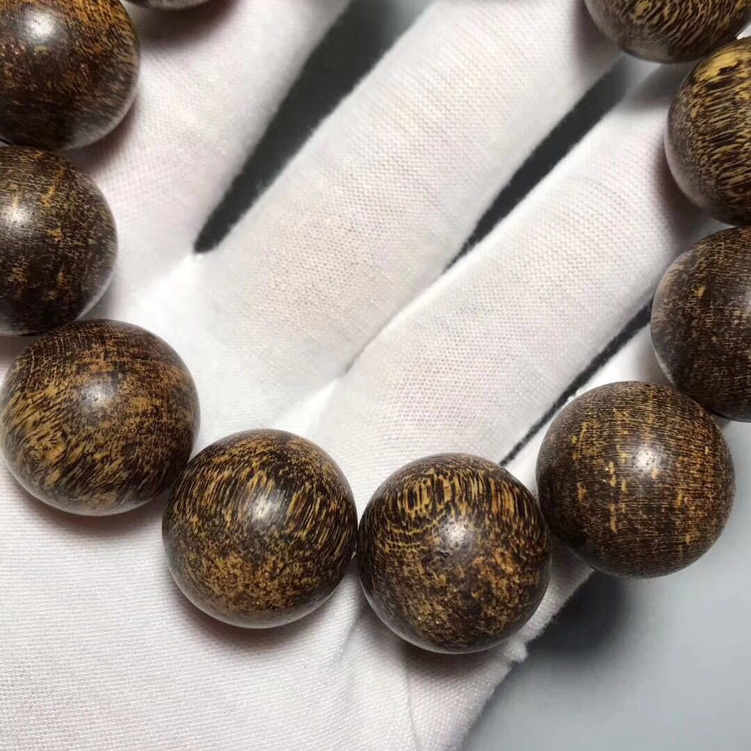 达拉干沉香原木高油密沉香木佛珠手串108颗男女手链情侣念珠文玩