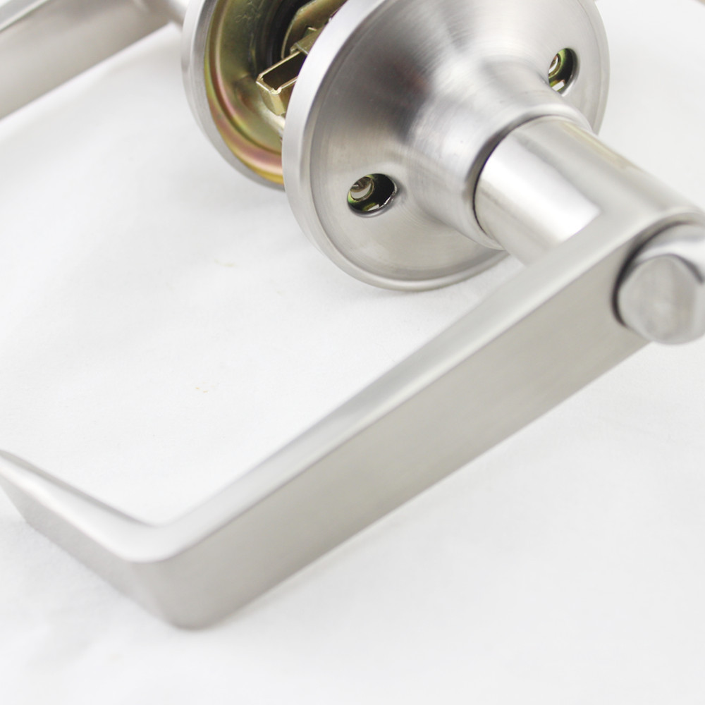 三杆式执手锁 机械门锁 室内房门锁