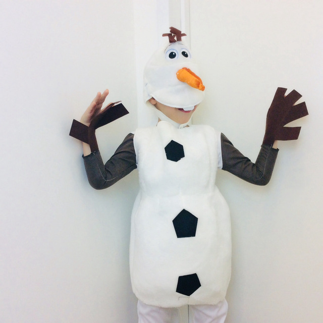 冰雪奇缘儿童雪宝olaf动画电影雪人形象表演演出扮演装扮服装