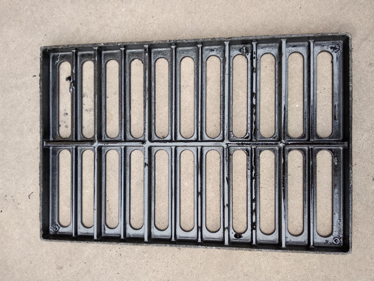 加工定制球墨铸铁400*600铸铁方型雨篦子.车库排水沟雨水箅子
