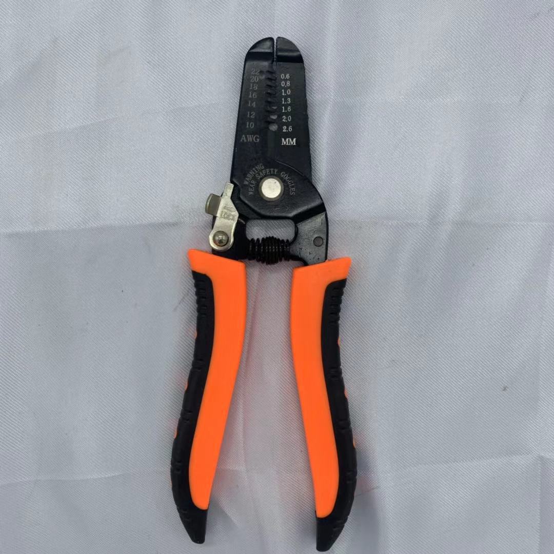 三一精工多功能剥线钳6寸7档轻便 剥线剪电工打线钳剥线器剥皮钳