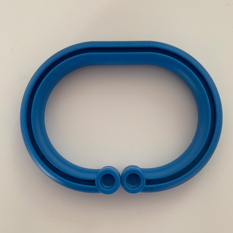 厂家直销有坑c字扣胶圈 椭圆塑料开口环婴儿毛绒玩具配件可定制