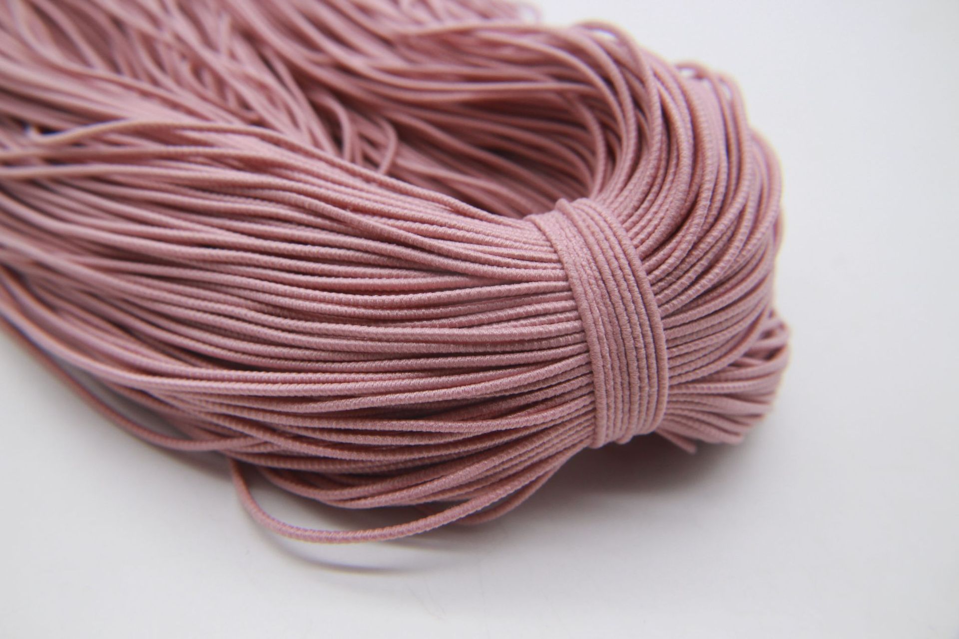 热卖款皮筋细松紧带高弹发绳头绳材料1mm弹力绳发圈服装辅料定制