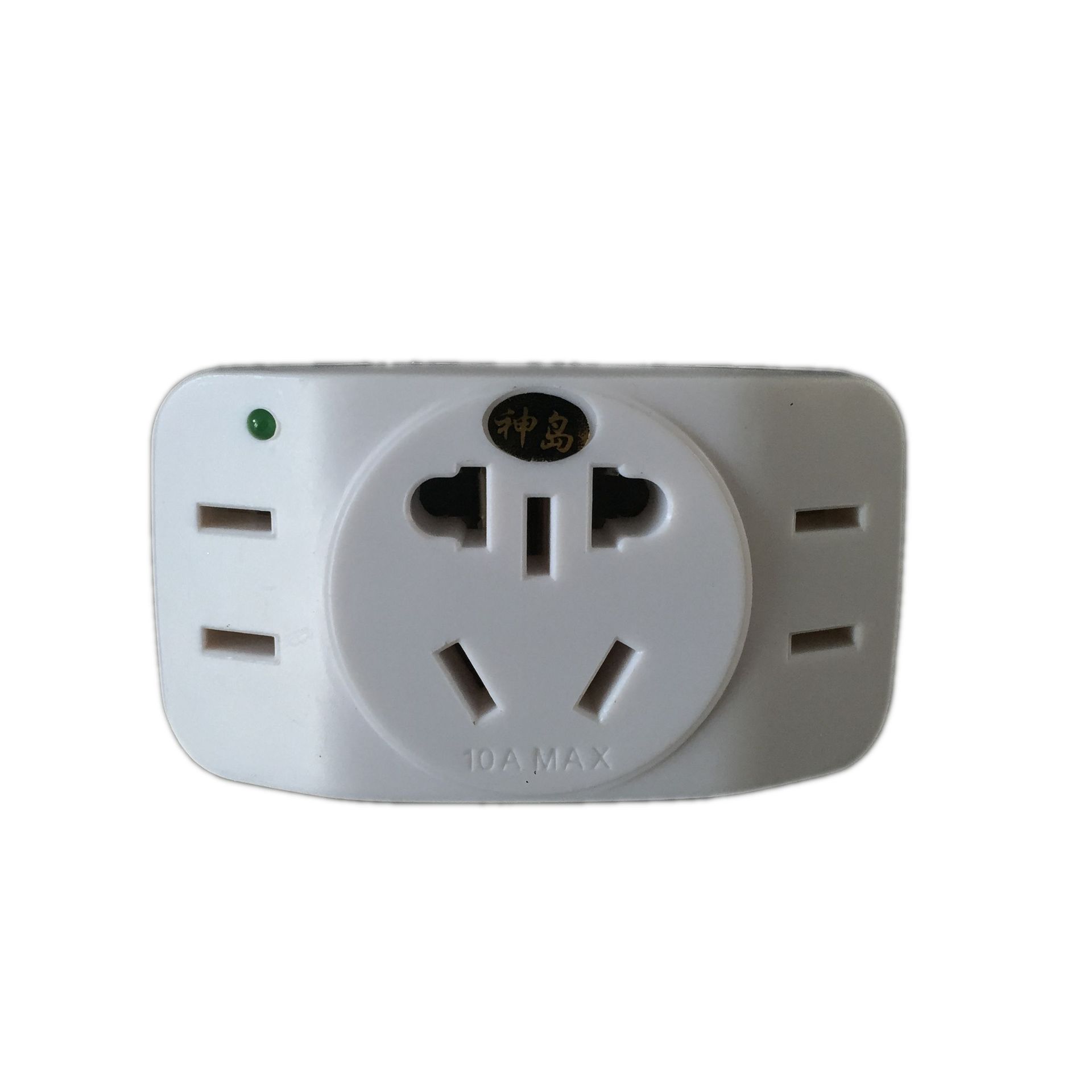 神岛913迷你转换插头10a9孔国标转换插座旅游转换插头厂家直销