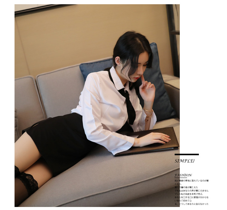 枕边私语情趣内衣白领诱惑装职业秘书套装制服诱惑夜店表演服代发