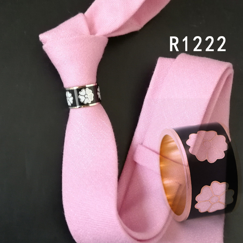 领带箍男西装工作服配饰领带夹新款饰品新郎婚礼简洁时尚领带圈环