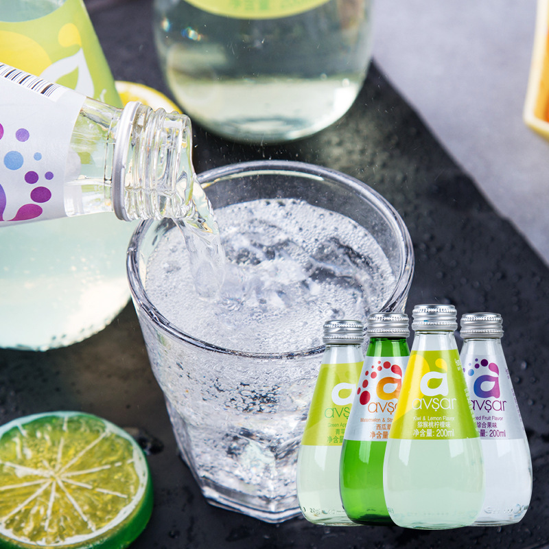 土耳其进口 hamu哈姆气泡水200ml 夏季饮料网红元气果味森林饮料