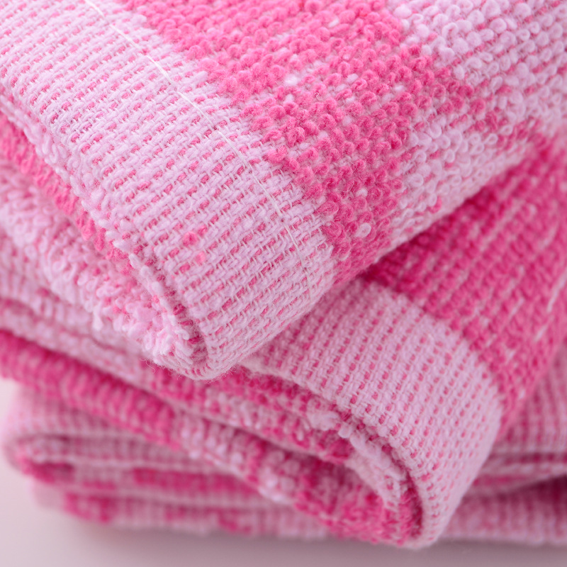 纯棉提花幼儿园专用小方巾口水巾小毛巾礼品巾定制绣字团购促销