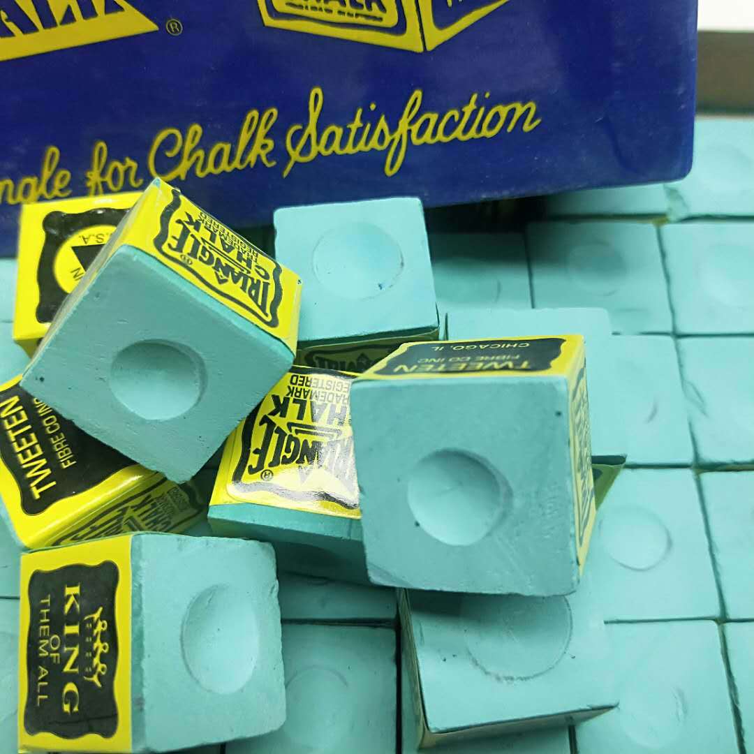 厂家直销 台球擦粉枪粉台球配件台球用品进口巧克粉12个装