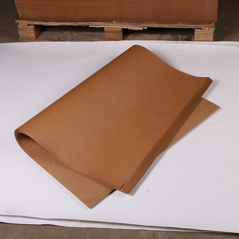 牛卡纸批发 包装纸打包纸牛皮纸 可logo印刷200克 可特规任意分切-阿