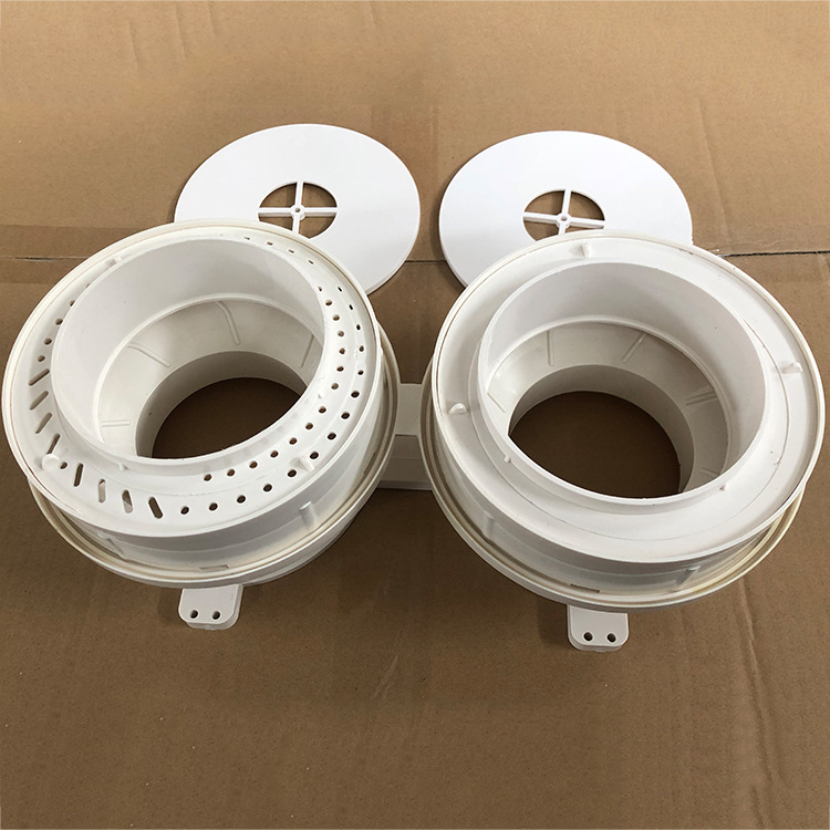 供应 家装修110连体双偏芯积水器 塑料预埋件 预埋地漏管道接头