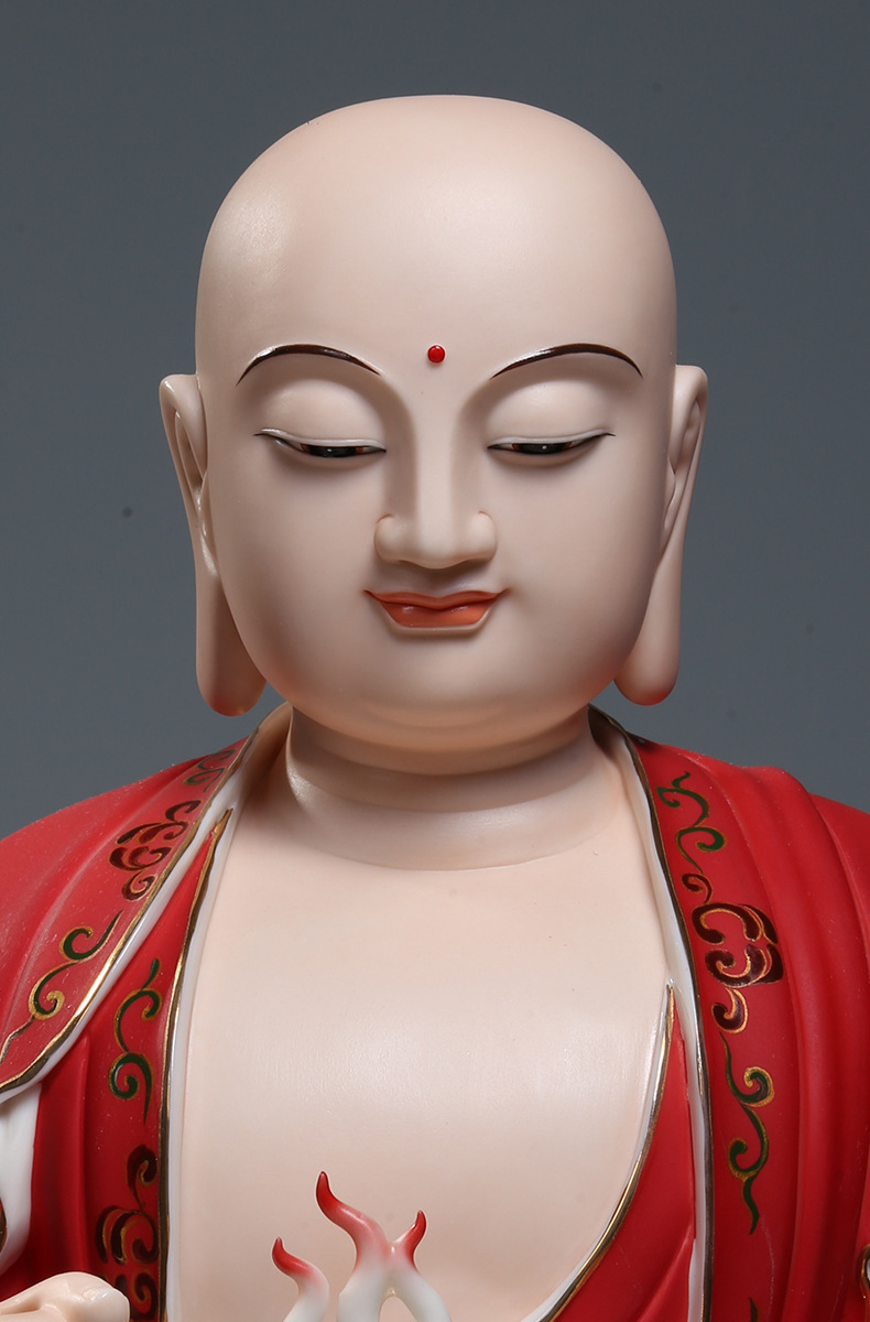 【上美】26吋立莲地藏王佛像站像家用供奉光头地藏菩萨像摆件陶瓷