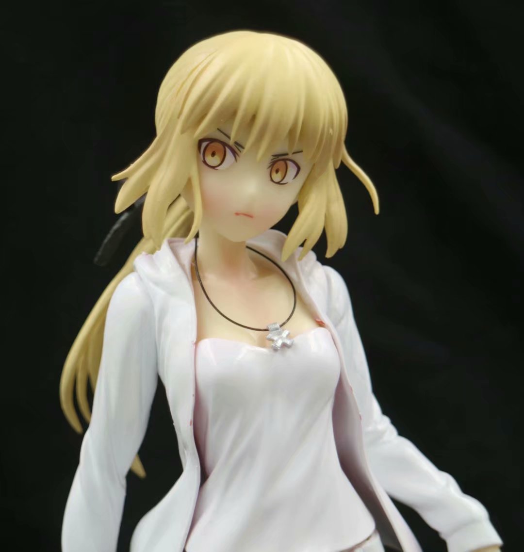 fate fgo 黑 saber 潘德拉贡 阿尔托莉雅 便服塞巴 盒装手办