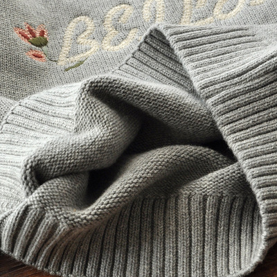 女童高领针织衫毛衣宝宝加厚套头女儿童休闲衫无中大童棉线衣