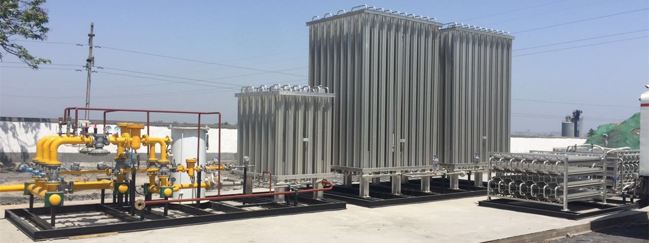 减压撬空温式汽化器汽化器简易调压撬煤改气设备沥青搅拌站设备-阿里