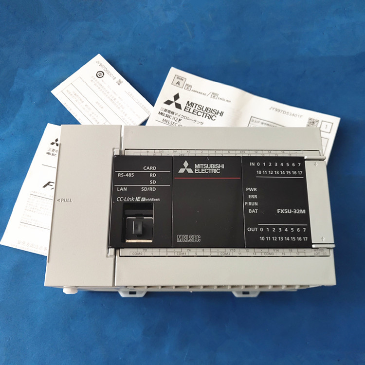 三菱可编程控制器fx5u80mtesfx5u80mres5轴控制器现货