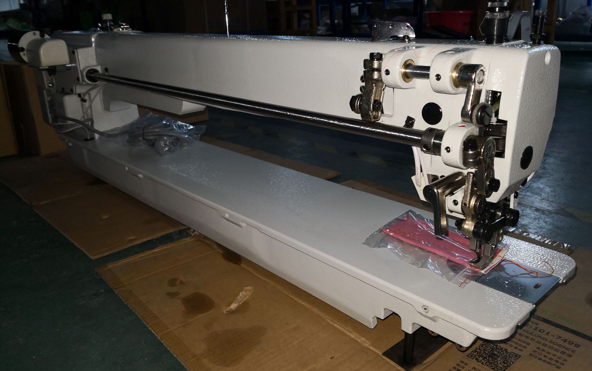 电脑长臂同步车绗棉机帐篷座垫绗缝机33/56/85加长工业缝纫机