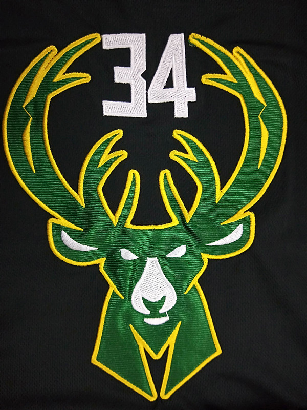 篮球服雄鹿队34号字母哥球衣印字阿德托昆博套装刺绣篮球服男