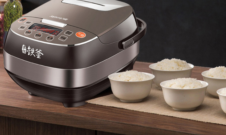 九阳电饭煲f-50t12 铁釜内胆电饭锅ih电磁加热可预约智能控制5l