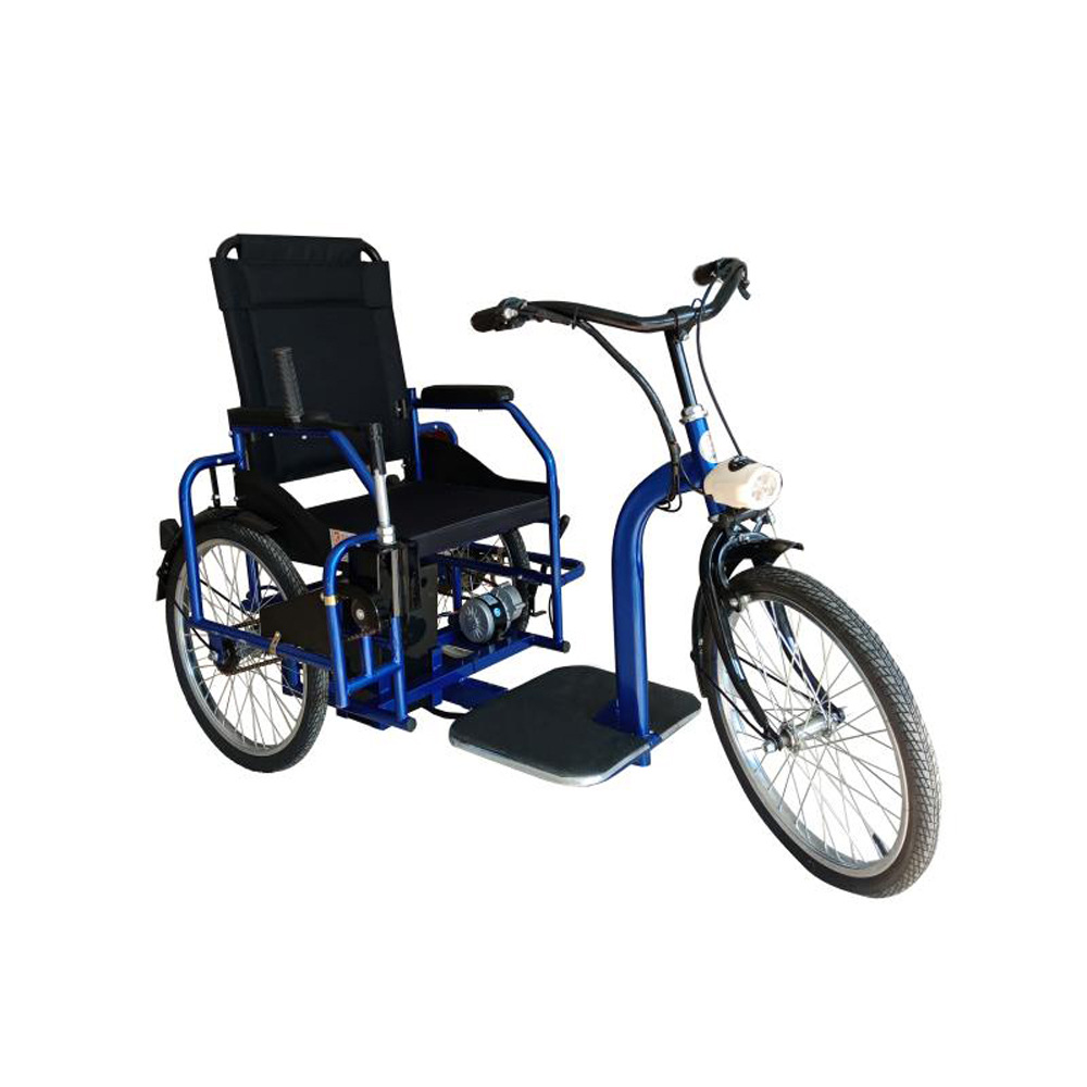 厂家直销侧摇电动手动两用三轮车老年人残疾人代步车