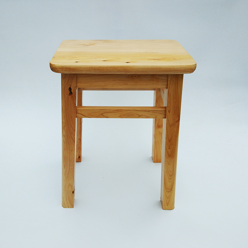 实木方凳坐凳餐凳食堂凳柏木凳矮凳工作椅凳子简易方凳换鞋凳高凳