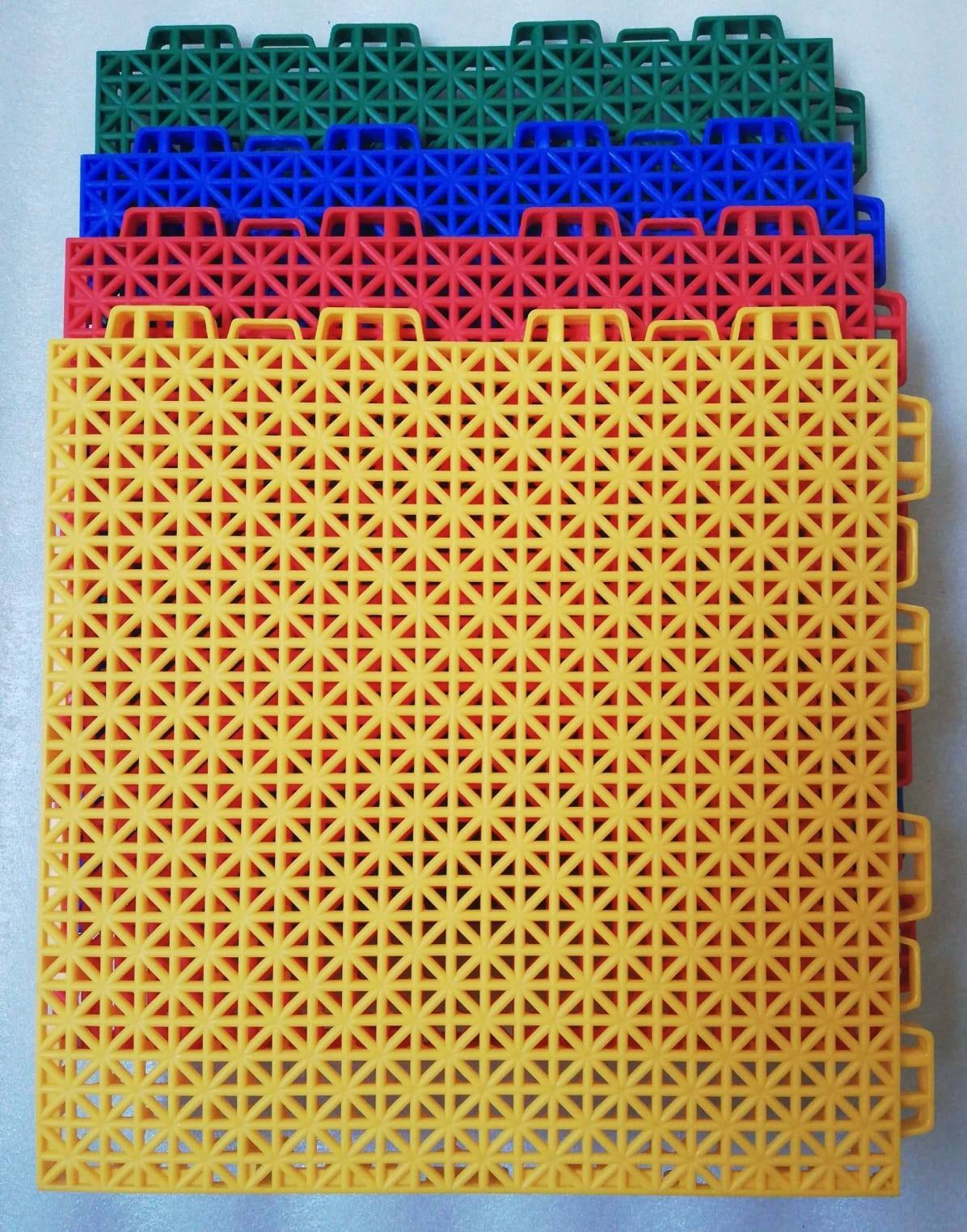 厂家直销环保悬浮式拼装地板防滑运动地垫篮球场幼儿园塑胶地板