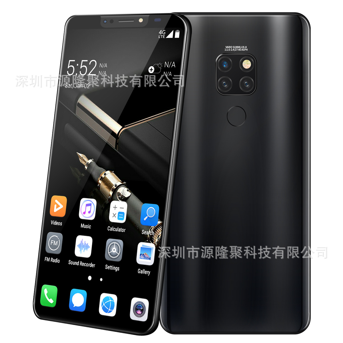 跨境手机m20 6.2寸刘海屏手机指纹解锁 1 16g智能手机低价手机